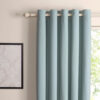 Zen Duck Egg Plain Eyelet Curtains